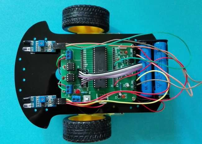 紅外避障循跡小車(chē)